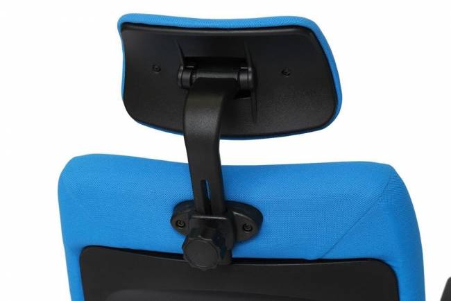 Кресло офисное «Кара-1» (Kara-1 blue) (Синяя ткань)