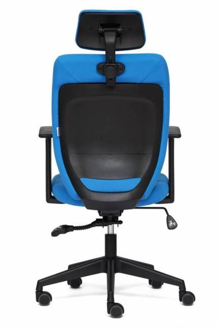 Кресло офисное «Кара-1» (Kara-1 blue) (Синяя ткань)