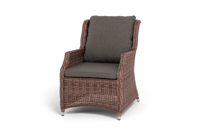 "Неаполь" плетеный стул из искусственного ротанга, цвет коричневый "Неаполь" плетеный стул из искусственного ротанга, цвет коричневый