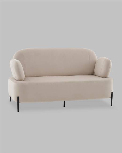 Диван Кэнди велюр бежевый