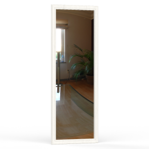 Зеркало навесное высокое Ливерпуль 03.242 цвет ясень ваниль Зеркало навесное высокое Ливерпуль 03.242 цвет ясень ваниль