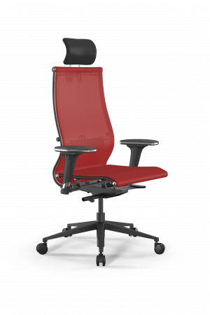 Кресло SynchroSit 10 B2-107D - T /Km00/Nb00/D32P/H3mL-2D(M23.B11.G19.W03) , красный