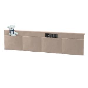 Накладка-карман для кроватей Джастин ткань серо-бежевая