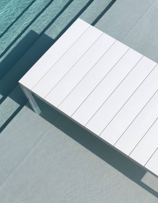 Стол пластиковый раздвижной Rio 210 Extensibile белый 2100-2800х1000х760 мм