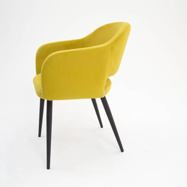 Стул Пичч чёрный / горчичный Стул Пичч чёрный / горчичный