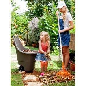 Садовая тележка Easy Go (55 л) коричневая