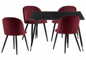 Cельда black / wine red Cельда black / wine red